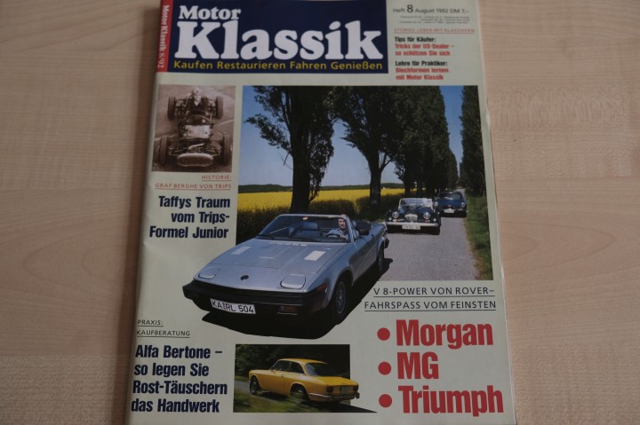 Deckblatt Motor Klassik (08/1992)